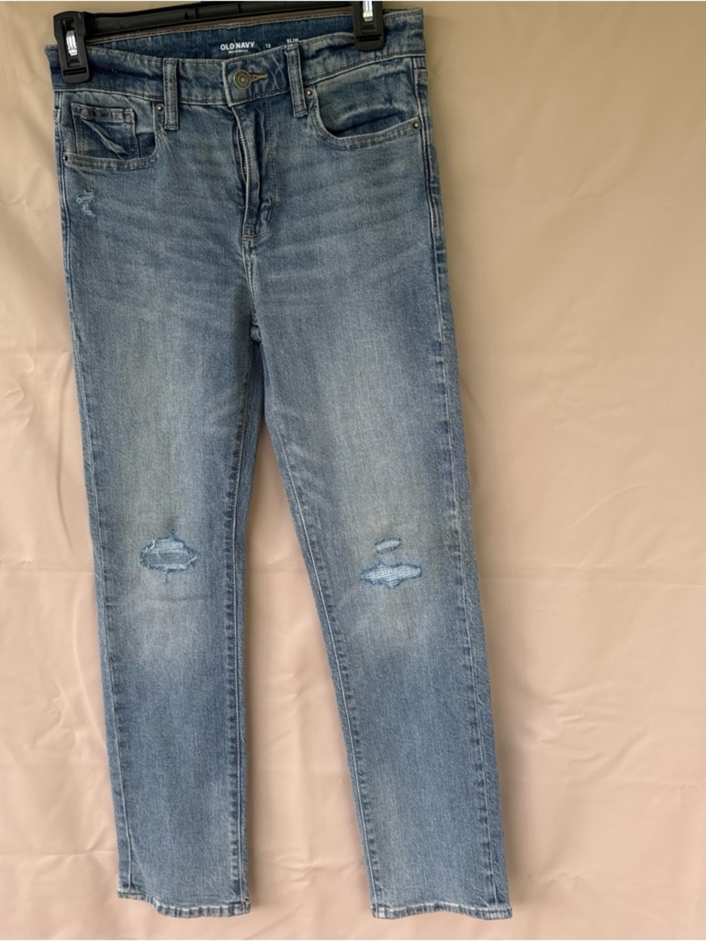 Old Navy light wash skinny jeans for Boys.